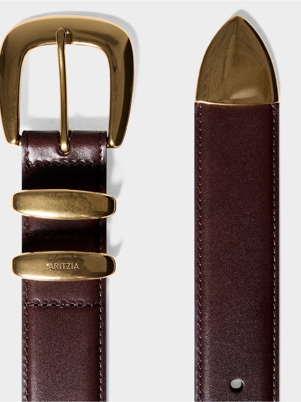 Aritzia 100% leather belt